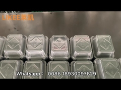 80 Tonnen vollautomatische Aluminiumfolie-Container-Herstellungsmaschine 4 Hohlräume