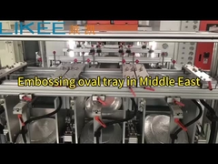 Vollautomatische, einfach zu bedienende Aluminiumfolie Einweg-Lebensmittelbehältermacherei LK-T80