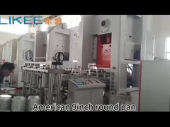 Umweltfreundliche amerikanische 9 Zoll runde Lebensmittel-Grade-Pfanne Aluminiumfolie Betriebsvideo