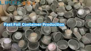 Betrieb der Maschine zur Herstellung von Aluminiumfolienbehältern LK-T63