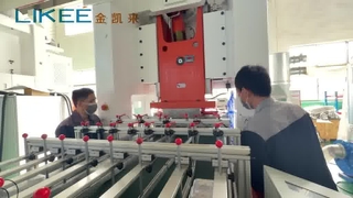 T80-Maschine zur Herstellung rechteckiger Aluminiumfolienbehälter