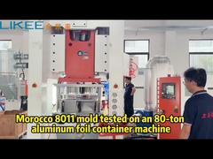 Marokko 8011-Containerform für unsere 80-Tonnen-Aluminiumfoliencontainer-Produktlinie