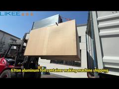 T63 Versand von Maschinen zur Herstellung von Aluminiumfolienbehältern