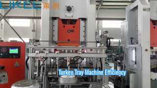 LK-T80 Truthahnschalen-Herstellungsmaschine aus Aluminiumfolie
