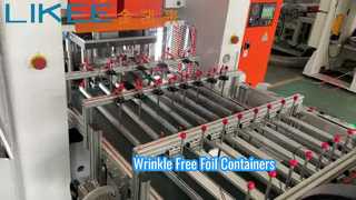 T80 Aluminum Foil Airline Wrinkle-Free Meal Container Making Machine