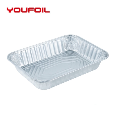 kaufen Nahrungsmittelspeicher-Wegwerfaluminiumfolie Pan Microwave Oven Safe online manufacture
