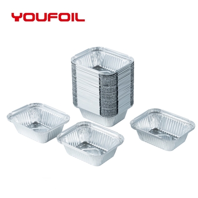 kaufen Nahrungsmittelgrad-Wegwerfaluminiumfolie-Behälter 1 lbs-Folie Pan für Picknick-Nahrungsmittelspeicher online manufacture