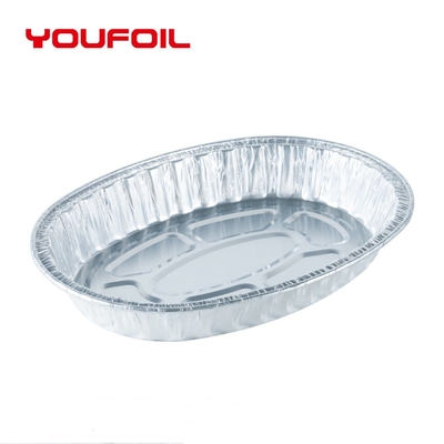 kaufen 3003 Wegwerfaluminiumfolie Tray Oval Roast Customized Logo online manufacture