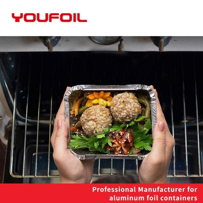 kaufen Mikrowellen-sicherer Wegwerfaluminiumfolie-Behälter 1 lbs für Restaurant online manufacture