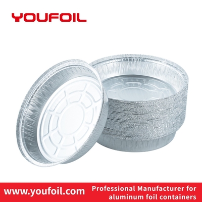 kaufen Runde Form-Aluminiumfolie-Behälter-geruchloses Verpacken der Lebensmittel online manufacture