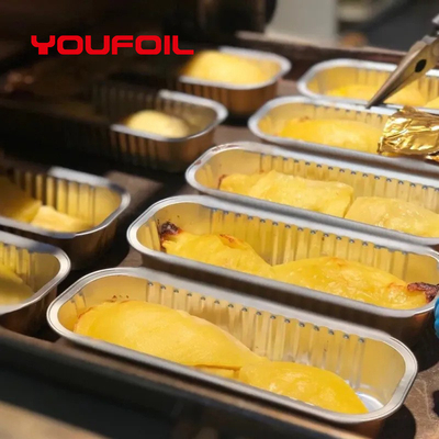 kaufen Recyclebares Aluminiumfolie-Brot Pan With Lid Small Bread Tin Baking Cup online manufacture