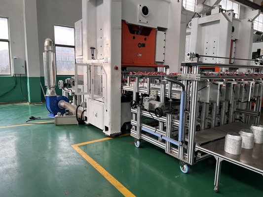 kaufen 150~260mm Anschlag-justierbare Aluminiumfolie-Schale, die Maschine für Alufoil 0.2mm herstellt online manufacture