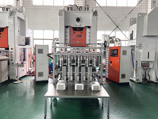 kaufen Aluminiumbehälter der natürlichen Größe, der Maschine PLC-Steuerung mit 5 Caivities macht online manufacture