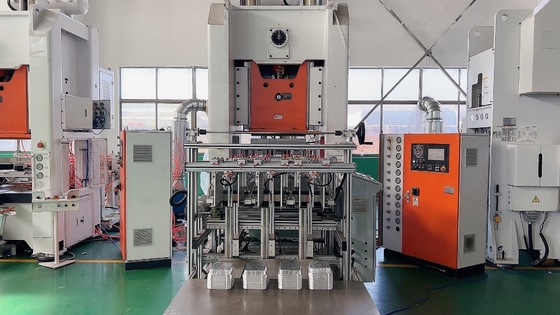 kaufen SIMENSE Motor Aluminiumfolie Lebensmittelbehälter Maschine für Landschaft innerhalb von 50 Quadratmetern online manufacture