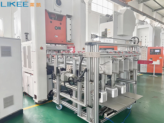 kaufen 800KN Vier Säulen starke Aluminiumfolie Food Cup Machiner Aluminiumfolie Platte Machiner mit Schrott Baler online manufacture