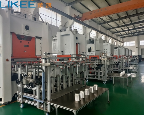 kaufen 380V 70 Schläge Hochgeschwindigkeitsproduktionslinie für Aluminiumfolienbehälter mit Simense-Motor online manufacture