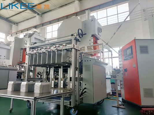 kaufen LK-T63 Aluminiumfolienbehälter-Herstellungsmaschine 9000 Stück pro Stunde C-Rahmen-Stanzmaschine online manufacture