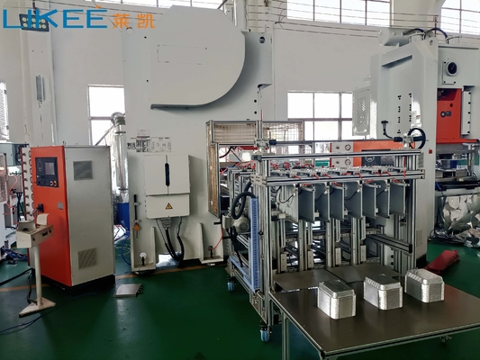 kaufen LK-T63 Aluminiumfolie Behälter Herstellung Maschine Siemens Motor C Typ Hydraulikpresse online manufacture