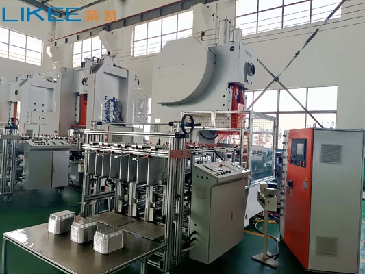 kaufen LK-T63 Lebensmittelbehälter Aluminiumfolie Stanz- und Ausnehmmaschine für Take-Out-Schalen online manufacture