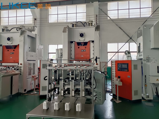 kaufen 26KW H-Rahmen Aluminiumfolie Container-Making-Maschine mit Mitsubishi-Inverter online manufacture