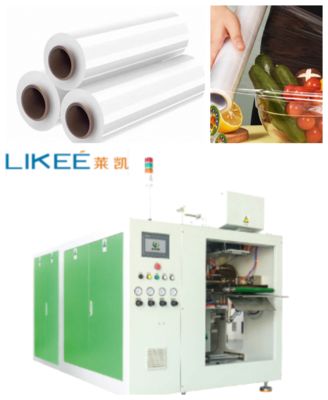 kaufen Hochgeschwindigkeits-Hausfolie-Wiederwickelmachine ±2 mm Perforationsgenauigkeit & automatische Kennzeichnung Online-Herstellung