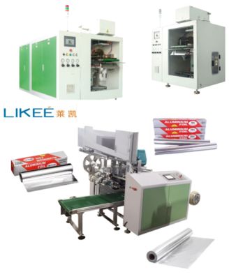 kaufen Hausfolien-Aufwickelmaschine Automatische Frischhaltefolien-Aufwickelmaschine 700m/min Hochgeschwindigkeitsfertigung Online-Herstellung