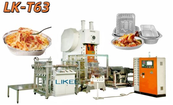 kaufen LK-T63 Picknick Aluminiumfolie Behälter Rechteckiger für Feezer Ofen Mikrowellenherstellung Maschine online manufacture
