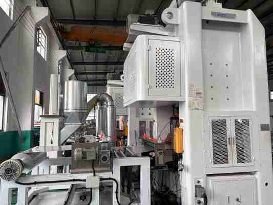 kaufen LK-T80 Hochleistungs-450ml-Aluminiumfolien-Lebensmittelbehälter-Isolierung-Rundform-Herstellungsmaschine online manufacture