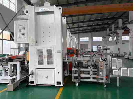 kaufen LK-T80 Faltenwand 750 ml Aluminiumfolie Lebensmittelbehälter ohne Farbverblendung Maschine online manufacture