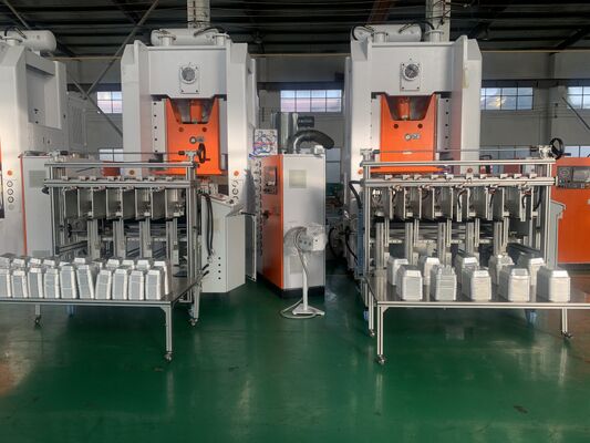 kaufen H-Type Frame Aluminiumfolie Container Maschine mit intelligenter Steuerung für mehrere Hohlräume hohe Produktivität Online-Herstellung