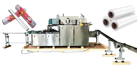 kaufen Automatische Kartonmaschine Mehrwinkelverstellbare Kartonmaschine für nasse Tücher, Klebfilm und Aluminiumfolie Online-Herstellung