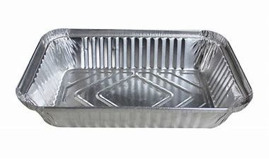kaufen Paket-silberne Folien-Wegwerfnahrungsmittelaluminiumbehälter 800ml 0.03mm online manufacture