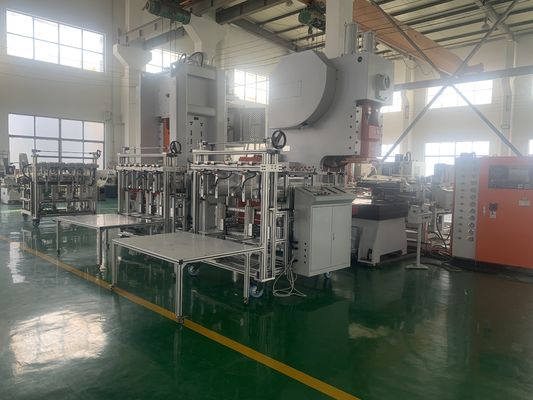 kaufen LK-T63 Aluminum Foil Container Making Machine with Integrated Material Recycling System online manufacture
