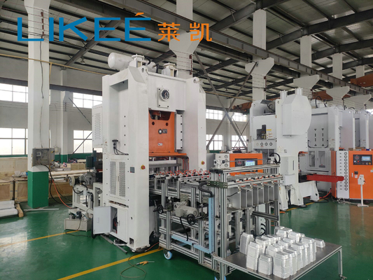 CE-Zertifizierung 80 TON Gemany SIMENSE Motor Aluminiumfolie Container Produktionslinie T80