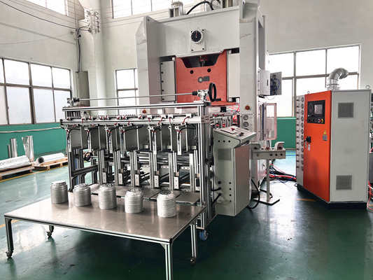Voll automatisiert mit individuellen Formen Aluminiumfolie Behälter Herstellungsmaschine und Siemens Motor
