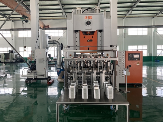 380V 50HZ 3-Phasen Aluminiumfolie Pfanne Herstellmaschine mit 0,025 mm - 0,200 mm Dicke