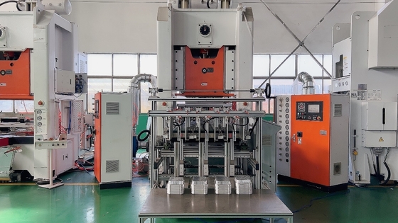 LK-T80 26KW Power Schneider Electrical Aluminium Foil Pan Making Press Machine