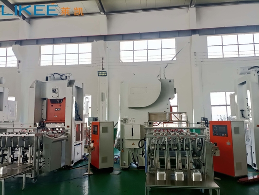 LK-T63 Aluminum Foil Container Machine Electronically Controlled Foil Feeding C Frame
