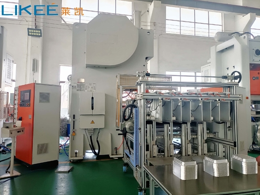 SIMENSE Motor 12000 Stück/h Produktionslinie für Aluminiumfoliebehälter LK-T63