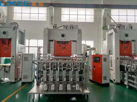 H-Rahmen Mitsubishi PLC 12000 Stück/h Aluminiumfoliecontainer Produktionslinie