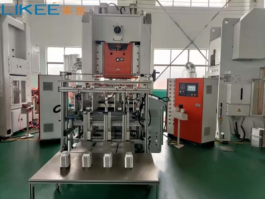 Mitsubishi PLC 50 bis 70 Schläge/min Elektrische Aluminiumfolie-Tray-Herstellmaschine
