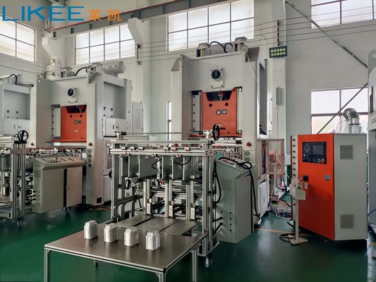 80Ton 4~5 Wege Vollautomatik Aluminium Lebensmittelbehälter Herstellung Maschine LK-T80