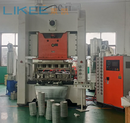 5 Hohlräume Halbautomatische Aluminiumcontainer-Machmaschine mit 12000 Stück/Stunde Produktionskapazität