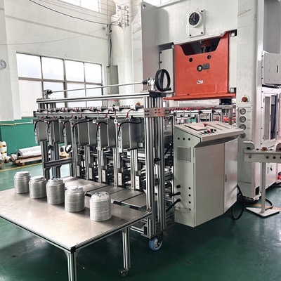 12000 Stück/Stunde Ausgabe Aluminiumfolie-Pup-Out-Maschine mit PLC-Steuerungssystem und Produktion