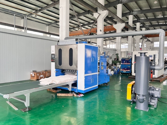 Automatische HDPE-Plastikfolie-Pup-Out-Folienfaltenmaschine mit Talkpulver