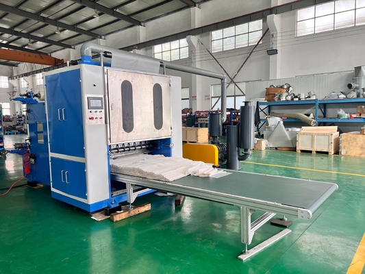 Einfache Verwendung Elektrische HDPE-Plastik-Riss-Falt-Pop-Out-Blätter-Maschine LKS300