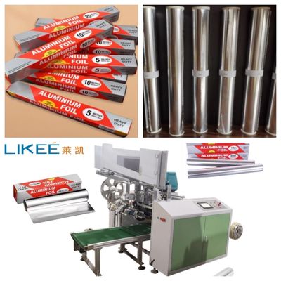 LKWD-450 Haus Aluminiumfolie Rückwicklung Automatische Maschine 6 Wellen Automatische Änderung