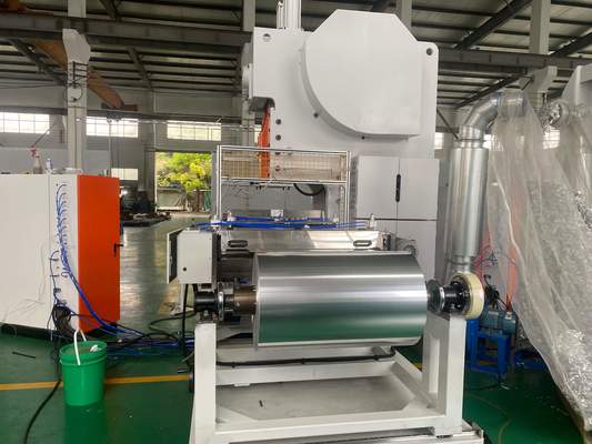 LK-T63 Aluminiumfolie-Containermachine mit servodriven Präzisionssteuerung Mitsubishi PLC & Touchscreen HMI vollautomatisch