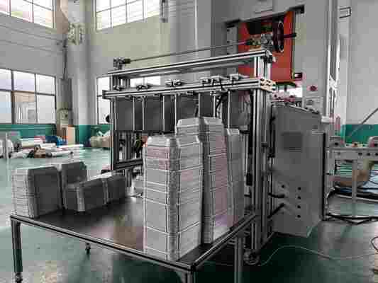 LK-T80 Geruchlose Lebensmittelverpackung Aluminiumfolie Behälter Recyclingmachine