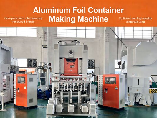 LK-T80 Aluminiumfoliecontainer-Maschine mit 12.000 Stück/Stunde Hochgeschwindigkeitsleistung, 80 Tonnen Druckkapazität und 10-Jahres-Nutzungsdauer